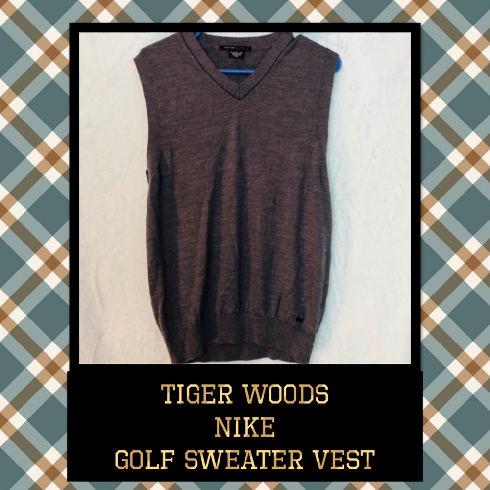 ❄️Tiger Woods Collection 100% Wool SP sweater vest